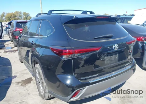 2021 Toyota Highlander Platinum from USA, damaged, VIN 5TDFZRAH6MS055984